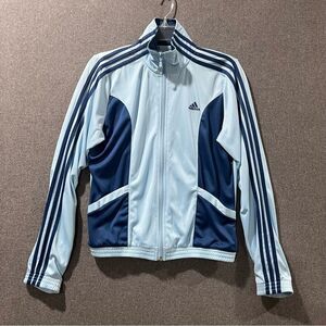 Adidas Track Jacket – Light Blue & Navy | NWOT Women's Small